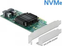 DeLOCK PCI Express x8 Card to 2 x internal SFF-8643 NVMe - Low Profile Form...
