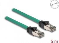 Delock PROFINET - Patch-Kabel - RJ-45 (M) zu RJ-45 (M) - 5 m - 7 mm - SF/UTP - CAT 5e