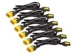 APC Power Cord Kit (6 ea), Locking, C13 to C14, 1.8m, Blue (AP8706S-WWX591)