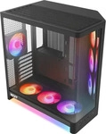 NZXT CC-H62FB-P1, NZXT H6 RGB+ 2026 Mid-Tower Airflow Gaming Geh&auml;use Schwarz