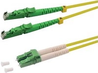 LogiLink LWL Patchkabel, 2x LSH-Duplex, OS2, 5,0 m LSH-Duplex Stecker - LSH-Duplex
