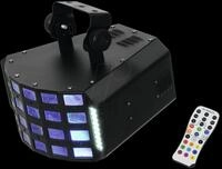 EUROLITE EURO 51918310 - LED-Lichteffekt, D-30 Hybrid Strahleneffekt, 36 W, RGBAWP,