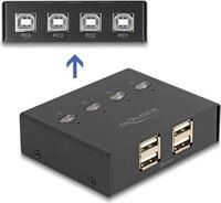 Delock USB 2.0 Switch f&uuml;r 4 PC an 4 Ger&auml;te (11507)