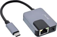 InLine&reg; USB-C 3-in-1 Adapter, Gigabit, Audio, PD 3.0 (33382I)