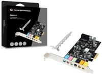 CONCEPTRONIC Sound PCIe-Karte 7.1CH S/PDIF bis 24Bit/192kHz (EMRICK15B)