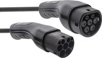 InLine EV Autoladekabel Typ 2 11 kW 3-phasig 2,5 m IP65 schwarz
