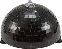 EUROLITE Spiegel-Halbkugel 20cm schwarz motorisiert (50101954)