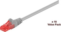 MicroConnect V-UTP6005VP, Microconnect UTP Cat6 0.5m Grey Netzwerkkabel 0,5 m Grau