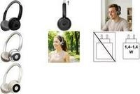 LogiLink BT0072 Over Ear Kopfh&ouml;rer Bluetooth Schwarz (BT0072)