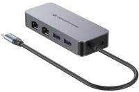 CONCEPTRONIC Adapter USB-C->2xGbE+2xUSB-A3.2 5Gbs 0.30m gr (ABBY24G)
