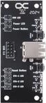 Alphacool Front I/O-Panel mit USB 2.0 und Kabelsatz f&uuml;r Servergeh&auml;use (25054)