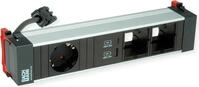 Bachmann POWER FRAME Medium 1x CEE7/7 2xCM 1xUSB A/C Charger (916.0572)