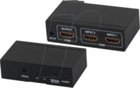 SHIVERPEAKS SHVP 05-02002 - HDMI Switch, 2x HDMI Buchse auf HDMI Buchse, 4K2K,...