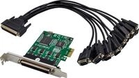 InLine Schnittstellenkarte PCIe x1 zu 8x RS-232 D-Sub 9 Stecker (76660Z)