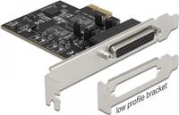 Delock - Serieller Adapter - PCIe 2,0 Low-Profile - RS-422/485 x 2 - Schwarz...