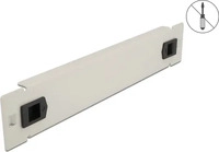 Delock 66629, DeLOCK - Rack-Blindabdeckungsplatte - Grau - 1U (66629)