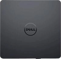 Dell External USB Slim DVD&plusmn;RW drive with 24x CD and 8x DVD read/write speeds,