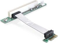 DeLOCK Riser card PCI Express x1 > PCI 32Bit 5 V with flexible cable - Riser...