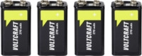 VOLTCRAFT 9 V Block-Akku NiMH 270 mAh 8.4 V Ready to use 4 St. (VC-17275530)