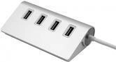 USB 3.2 Gen 1 HUB 4-Port USB3.0Kabel m.C-Stecker,inkl.Adapter (EX-1134-2)