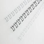 GBC MultiBind - Bindedraht - 6 mm - 21 Ringe - A4 (210 x 297 mm) - 55 Bl&auml;tter -