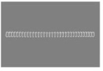 GBC WireBind - Bindedraht - 11 mm - 34 Ringe - A4 (210 x 297 mm) - 100 Bl&auml;tter -