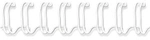 Fellowes - Bindedraht - 10 mm - 297 mm - 34 Ringe - A4 (210 x 297 mm) - 80 Bl&auml;tter -
