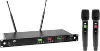 OMNITRONIC UHF-602 2-Kanal Funkmikrofon-System 823-832/863-865 MHz (13063602)