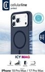 Cellularline ICY MAG Case iPhone 18 Pro Max Blue (ICYMAGIPH18PRMB)