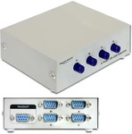 Delock 87589, DeLock Serial Switch RS-232 4-port manual - Switch - 4 x seriell -