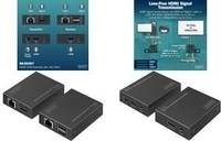 DIGITUS HDMI KVM Extender Set 4K/30Hz - Kabel-/Adapterset - Digital/Display/Video