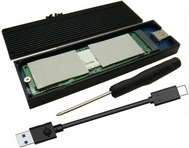 CoreParts MSUB8001 Speicherlaufwerksgeh&auml;use SSD-Geh&auml;use Schwarz M.2 (MSUB8001)