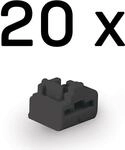 LINDY - LAN-Portblocker - Schwarz (Packung mit 20) (47892)