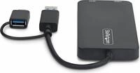 STARTECH.COM USB 3.0 Dual Monitor Adapter 1x 4K30 1x 1080p Win macOS USB-C USB4...
