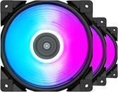 PCCOOLER 3in1 120mm Halo Geh&auml;usel&uuml;fter in RGB - Ventilator - 12 cm - 1000 RPM -