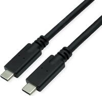 ROLINE USB 3.2 Gen 2 kompatibles Kabel, C-C, ST/ST, 10Gbit/s, Emark, 100W,...