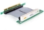 Delock Riser Karte PCI 32-Bit > PCI 32-Bit mit flexiblem Kabel 7 cm links gerichtet