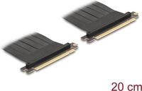 Delock Riser Karte PCI Express 3.0 x16 Stecker zu mit Kabel 20 cm (81500)
