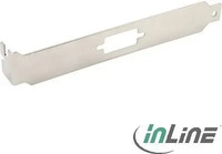 InLine 11109, 4er Pack, InLine Slotblech zur Befestigung von 9pol. Sub D Stecker oder