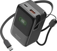 Hama Power Pack Roll Up, 10000mAh, 2 Ausg&auml;nge: USB-C, USB-A, Schnellladen, 20W
