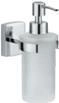 tesa klaam 40267-00000-00 Seifenspender 200 ml Chrom (gl&auml;nzend), Wei&szlig; (satiniert)