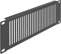 Delock 66669, Delock - Rackpaneel - Schwarz - 2U - 25.4 cm (10")