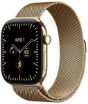 Apple 46mm Radiant Gold Milanese Loop - M/L (MJNQ4ZM/A)