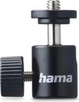 Hama Kugelkopf f&uuml;r Stative, 38 mm H&ouml;he, f&uuml;r 1/4 Gewinde, &Oslash; 20 mm, Schwarz