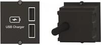 Bachmann Double Charger - Fl&auml;chenb&uuml;ndiges Einlagest&uuml;ck - USB-Ladeger&auml;t X 2