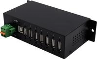 EXSYS EX-1179HMVS Schnittstellen-Hub USB 2.0 Type-B 480 Mbit/s Schwarz...