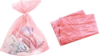 HYGOSTAR W&auml;schebeutel PROTECT, wasserl&ouml;slich, 100 Liter, rot aus...