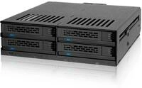 IcyDock 4x 2.5 Sata/SAS in 1x5 25 bay mobile rack screwless (MB324SP-1B)