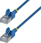 STARTECH 30CM ULTRA SLIM CAT6A 10 PACK . (6ASTP34BLS30CM10PK)