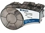 Brady B-499 - Nylontuch - matt - permanenter Acrylklebstoff - Schwarz auf Wei&szlig; -